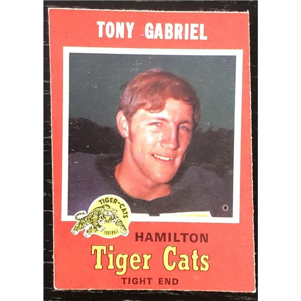 1971 O-PEE-CHEE TONY GABRIEL (HOF)
