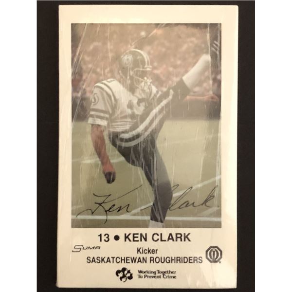 1983 SASKATCHEWAN ROUGHRIDERS POLICE SET