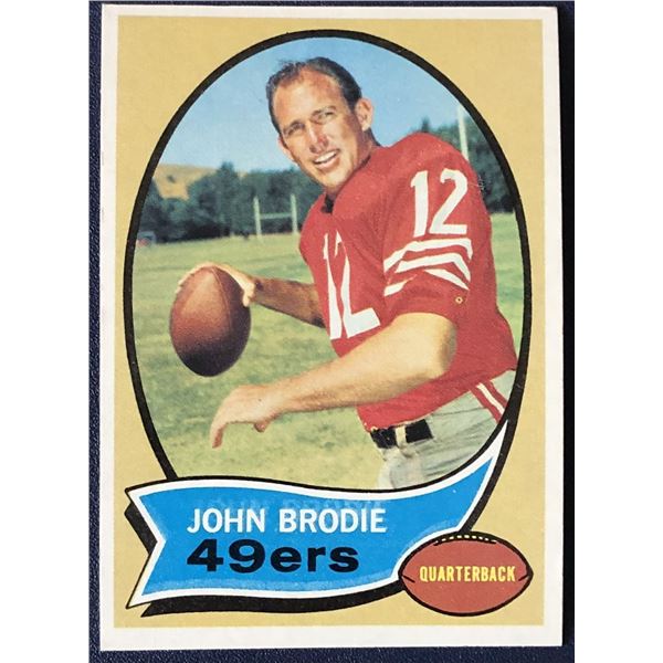 1970 TOPPS JOHN BRODIE (HOF)