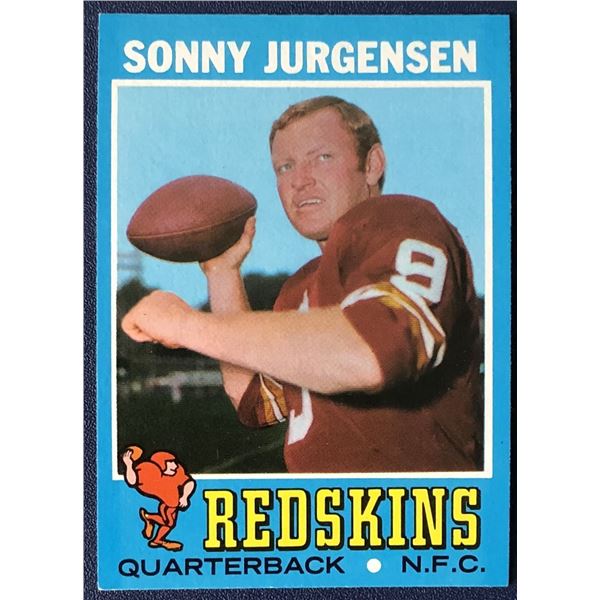 1971 TOPPS SONNY JURGENSEN (HOF)