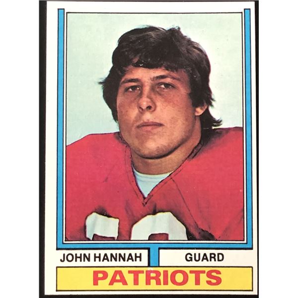 1974 TOPPS JOHN HANNAH (HOF) ROOKIE CARD