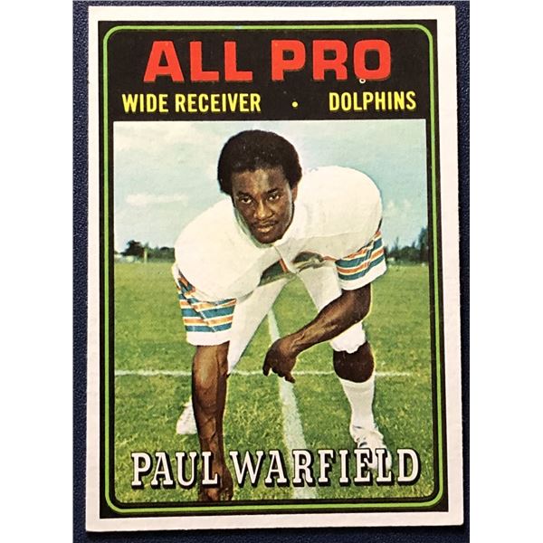 1974 TOPPS PAUL WARFIELD  (HOF)