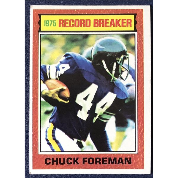 1976 TOPPS CHUCK FOREMAN (HOF) RB