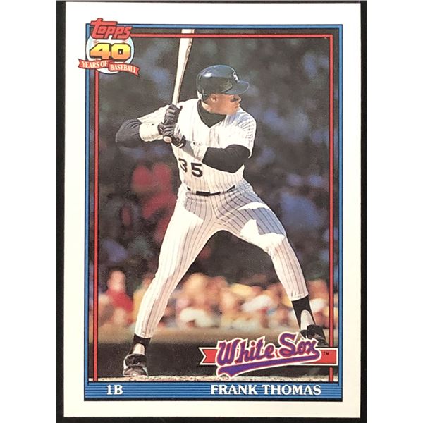1990 TOPPS FRANK THOMAS (HOF) ROOKIE CARD
