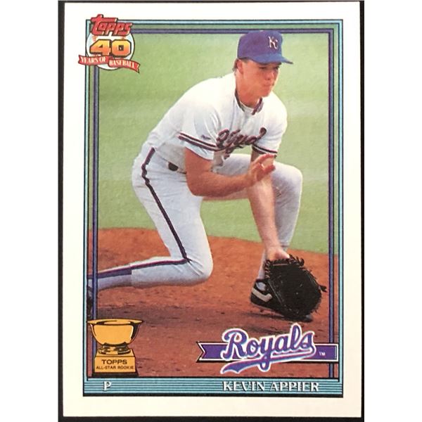 1990 TOPPS KEVIN APPIER ROOKIE CARD
