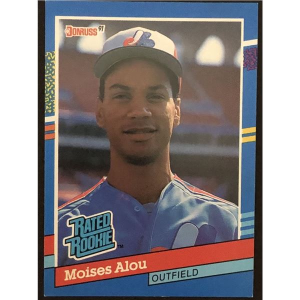 1991 DONRUSS MOISES ALOU ROOKIE CARD