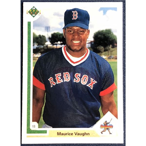 1991 UPPER DECK MO VAUGHN ROOKIE CARD