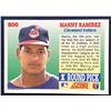 Image 2 : 1992 SCORE MANNY RAMIREZ ROOKIE CARD
