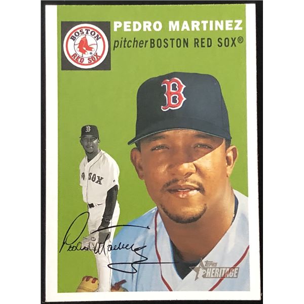 2003 TOPPS HERITAGE PEDRO MARTINEZ (HOF)