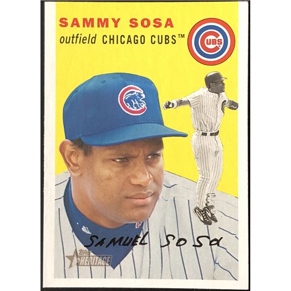 2003 TOPPS HERITAGE SAMMY SOSA