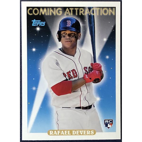 2018 TOPPS RAFAEL DEVERS ROOKIE CARD