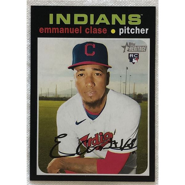 2020 TOPPS HERITAGE EMMANUEL CLASE ROOKIE CARD