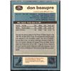 Image 2 : 1981-82 O-PEE-CHEE DON BEAUPRE ROOKIE CARD