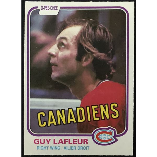 1981-82 O-PEE-CHEE GUY LAFLEUR (HOF)