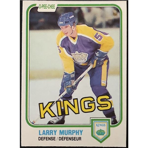 1981-82 O-PEE-CHEE LARRY MURPHY (HOF) ROOKIE CARD
