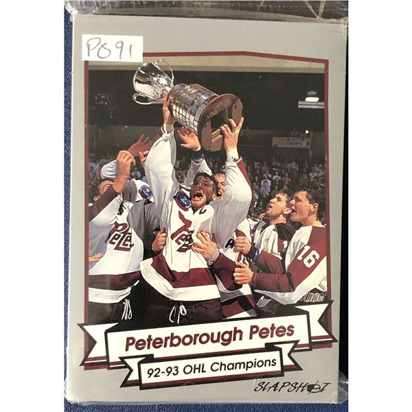 1992-93 Peterborough Petes Team Set