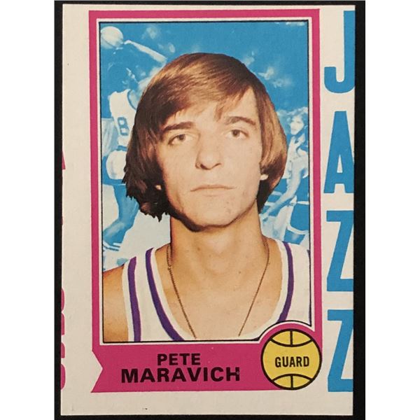 1974-75 TOPPS PETE MARAVICH (HOF)