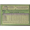 Image 2 : 1982 TOPPS DAVE STIEB