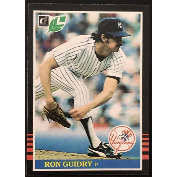 1985 DONRUSS RON GUIDRY (HOF)