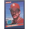 Image 1 : 1985 DONRUSS TODD WORRELL ROOKIE CARD