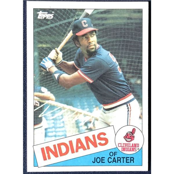 1985 TOPPS JOE CARTER ROOKIE CARD