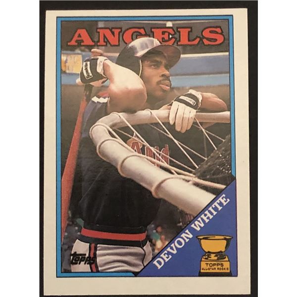 1988 TOPPS DEVON WHITE ROOKIE CARD