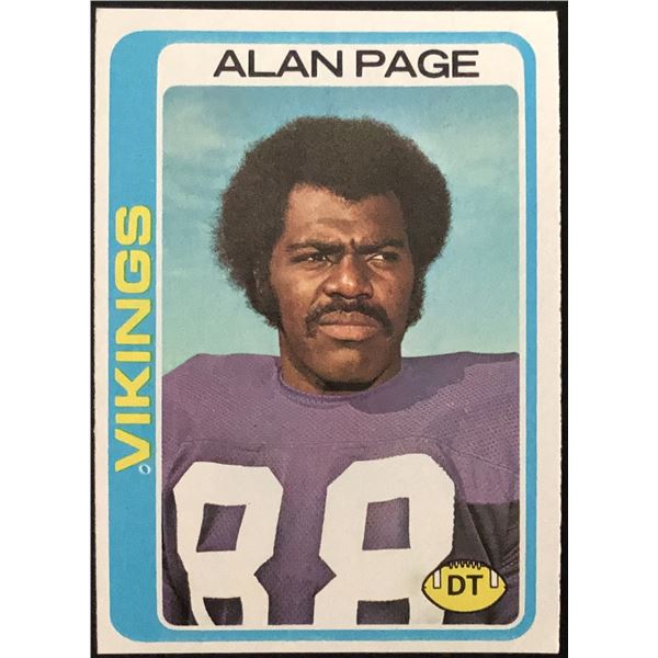 1978 TOPPS ALAN PAGE (HOF)