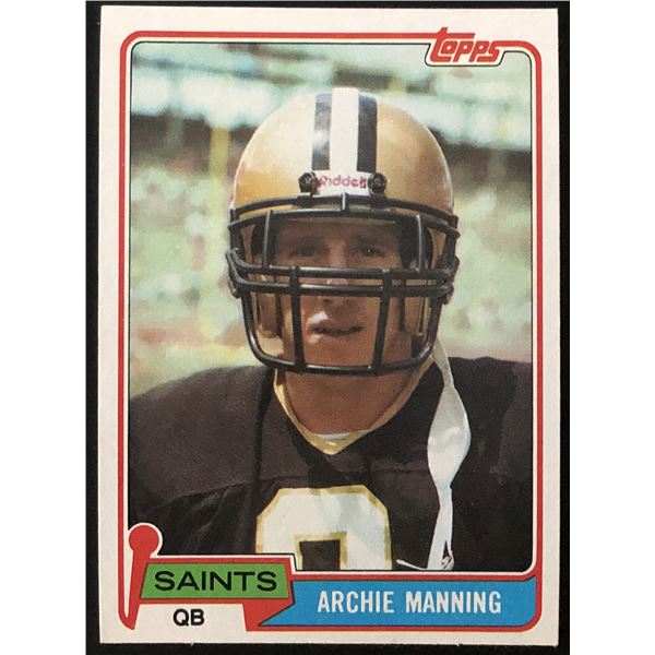 1981 TOPPS ARCHIE MANNING