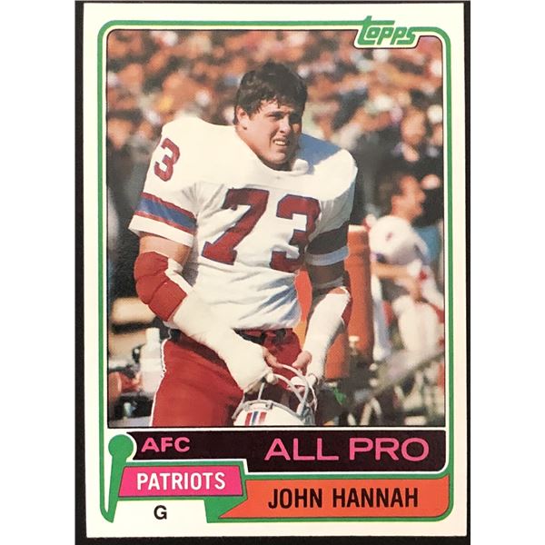 1981 TOPPS JOHN HANNAH (HOF)