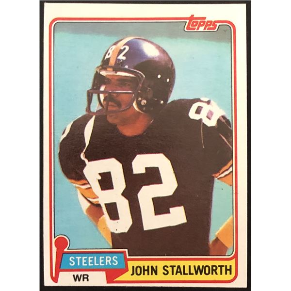 1981 TOPPS JOHN STALLWORTH (HOF)