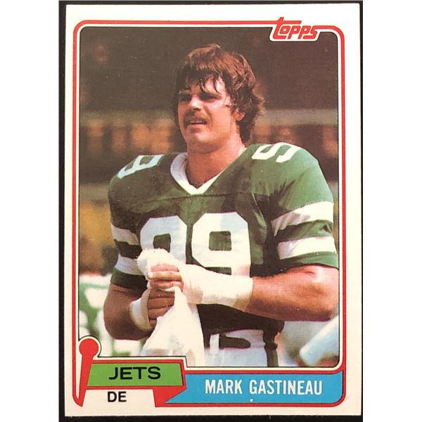 1981 TOPPS MARK GASTINEAU