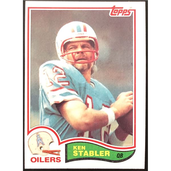 1982 TOPPS KEN STABLER (HOF)