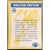 Image 2 : 1982 TOPPS WALTER PAYTON (HOF)