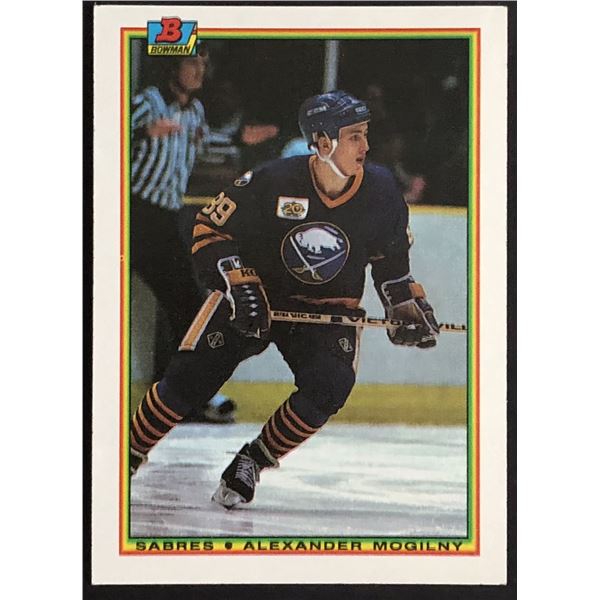 1990-91 BOWMAN ALEXANDER MOGILNY (HOF) ROOKIE CARD