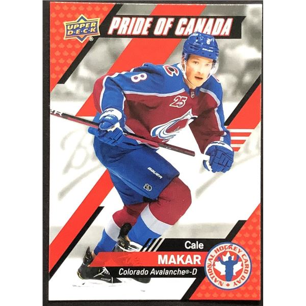 2021 UPPER DECK CALE MAKAR HOCKEY DAY