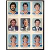 Image 1 : 1982-83 RED ROOSTER Edmonton Oilers set on 2 uncut sheets