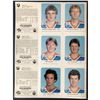 Image 3 : 1982-83 RED ROOSTER Edmonton Oilers set on 2 uncut sheets