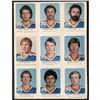 Image 4 : 1982-83 RED ROOSTER Edmonton Oilers set on 2 uncut sheets