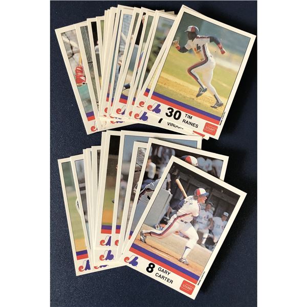 1983 STUART CAKES MONTREAL EXPOS COMPLETE SET