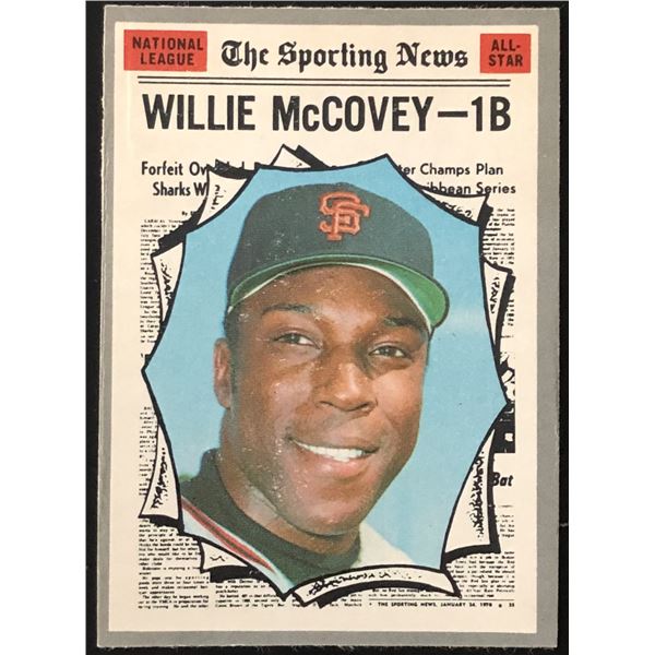 1970 O-PEE-CHEE WILLIE McCOVEY (HOF)