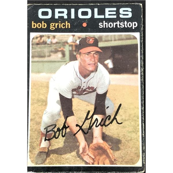 1971 O-PEE-CHEE BOBBY GRICH ROOKIE CARD