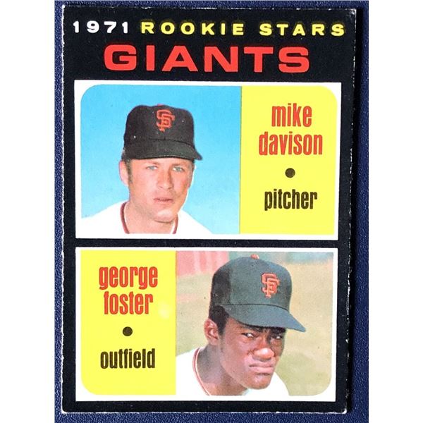 1971 O-PEE-CHEE GEORGE FOSTER ROOKIE CARD