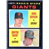 Image 1 : 1971 O-PEE-CHEE GEORGE FOSTER ROOKIE CARD