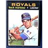Image 1 : 1971 TOPPS BUCK MARTINEZ ROOKIE CARD