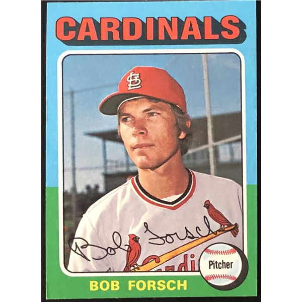 1975 TOPPS MINI BOB FORSCH ROOKIE CARD