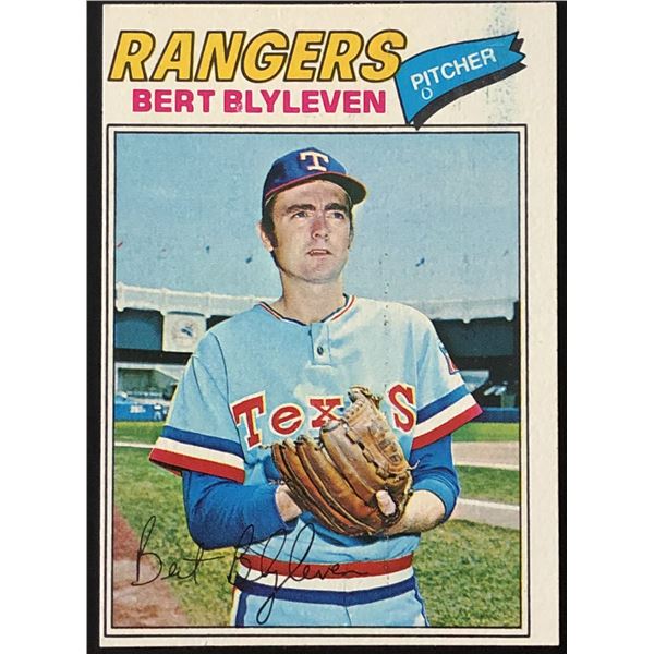 1977 TOPPS BERT BLYLEVEN (HOF)