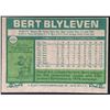Image 2 : 1977 TOPPS BERT BLYLEVEN (HOF)
