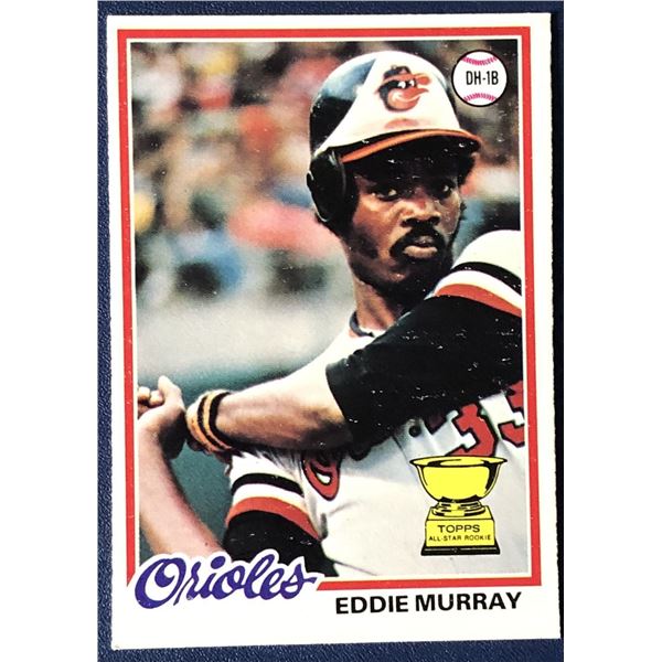 1978 O-PEE-CHEE EDDIE MURRAY (HOF) ROOKIE CARD