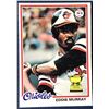 Image 1 : 1978 O-PEE-CHEE EDDIE MURRAY (HOF) ROOKIE CARD