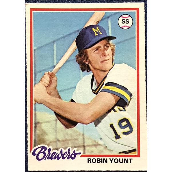1978 O-PEE-CHEE ROBIN YOUNT (HOF)